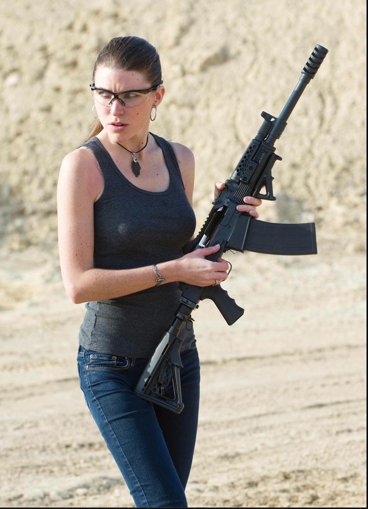 gunsknivesgear:  Kirsten Weiss. Bemedalled rifle shooter from Pennsylvania. 