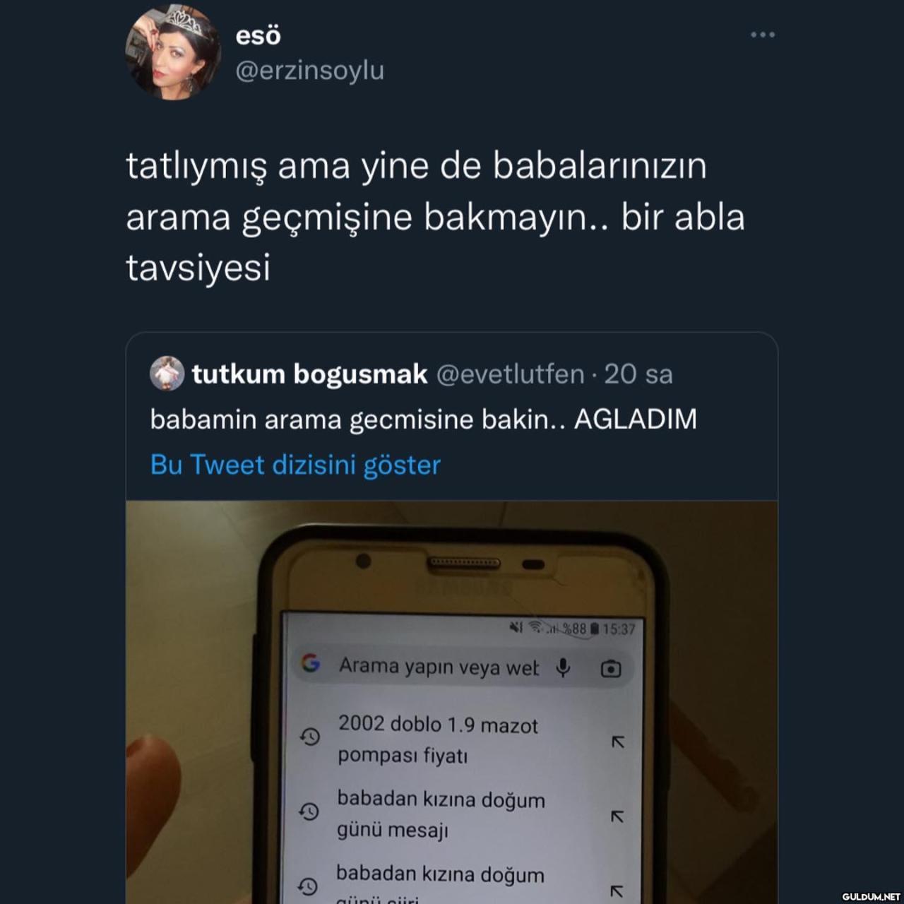 bence de bakmayın    A esö...