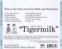 bilinda-butcher:  Belle and Sebastian - Tigermilk (1996) 