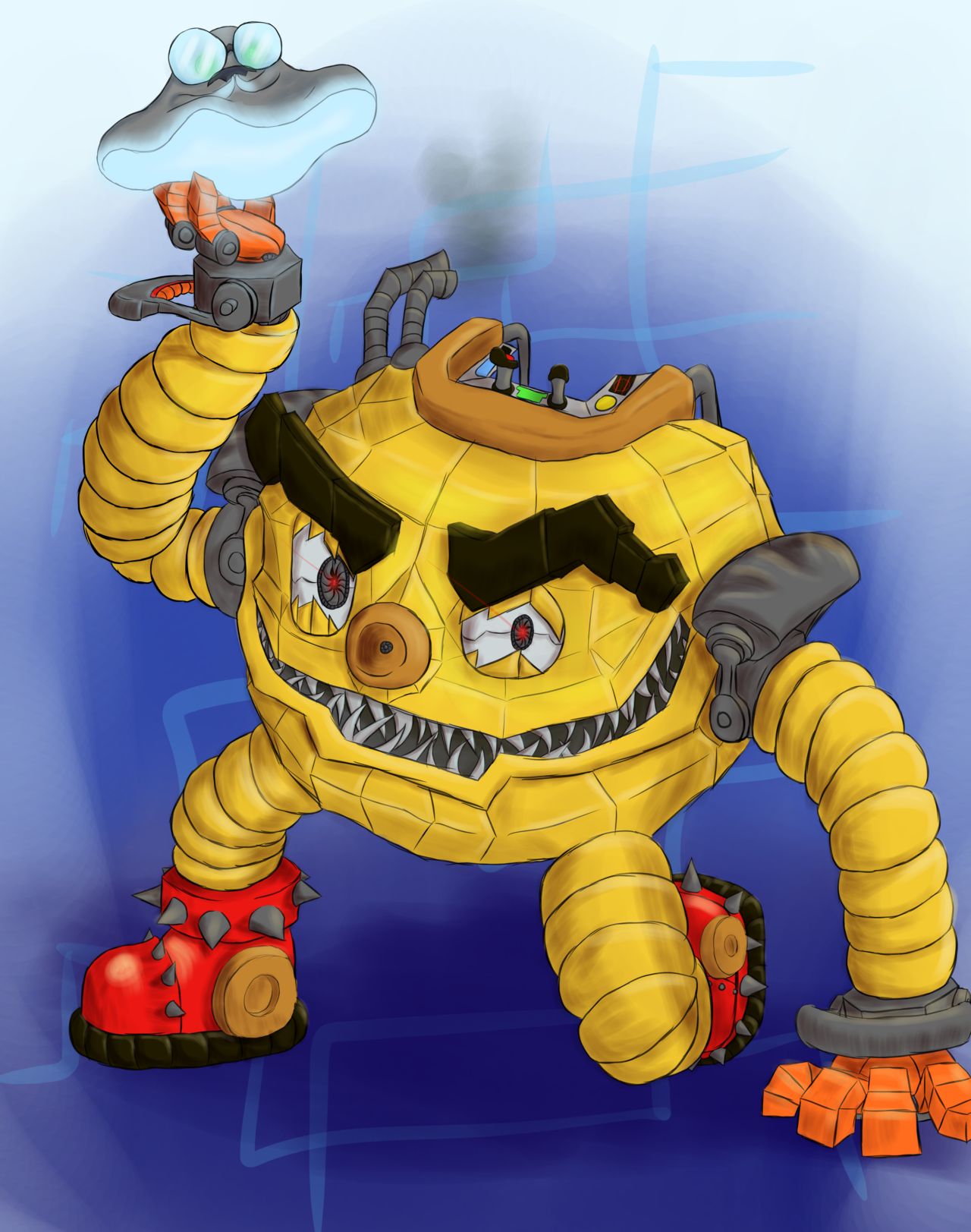 Pac Man World Toc Man