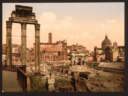 Цветные фотографии Италии в конце 19 века.Color photographs of Italy in the late 19th century.Фотогр