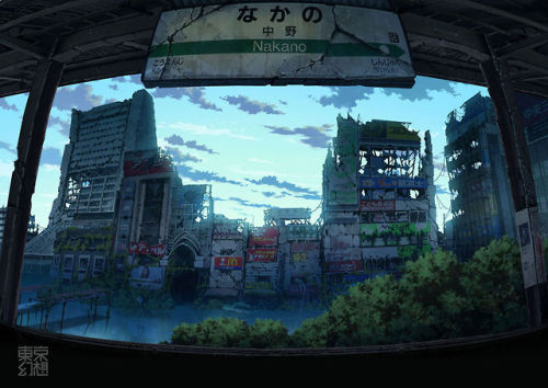 featherheadd - Post-Apocalyptic images of Japan Source