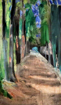 huariqueje:    Allée d'arbres dans le bois de Clamart   -   Henri Matisse, 1917 French,    1869-1954   Oil on canvas,   61 x 38,2 cm. Musée de Grenoble, Isère,   