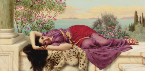 vintagegal:John William Godward (August 9th, 1861 – December 13th, 1922)An English painter from the 