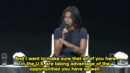 richerthanwealthy: jehovahhthickness: lemme-holla-at-you: micdotcom: Watch: Michelle Obama just