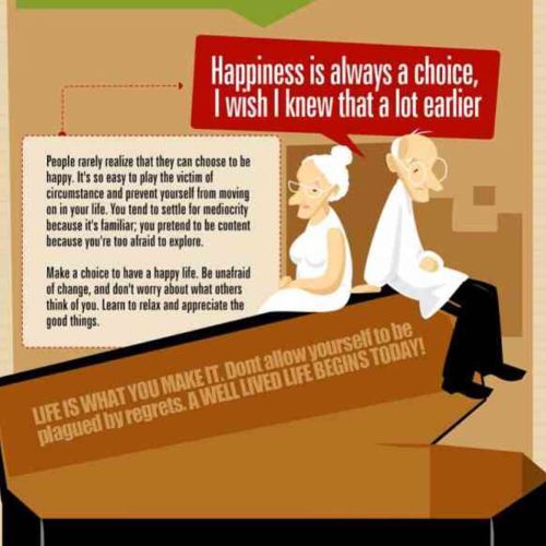 I read a great article about what people regret most on their death bed. Not being happy, not saying “I love you” more often, caring too much about what others think of you, working too much, and not making enough time for family and friends