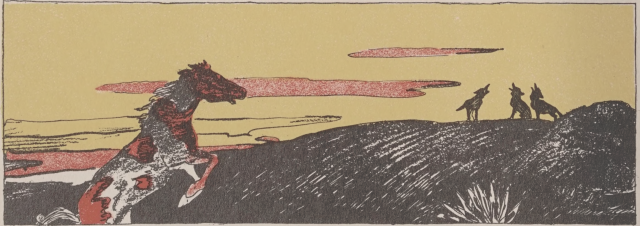 At dusk the coyotes come out. Kickapoo, the fighting bronco. 1938. Internet Archive