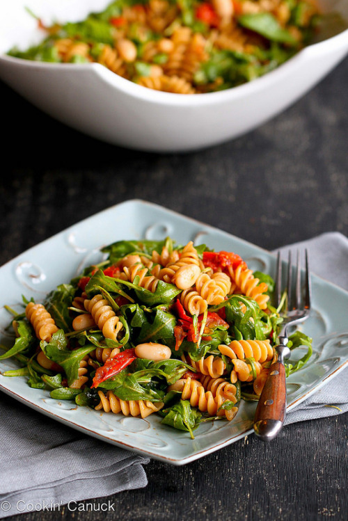 happyvibes-healthylives:  Arugula Salad with Roasted Tomatoes 