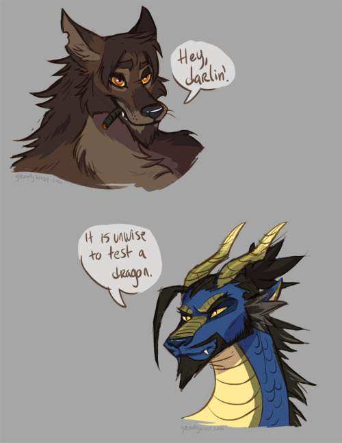 growlybeast:  Monsterwatch were McCree and actual dragon Hanzo. 