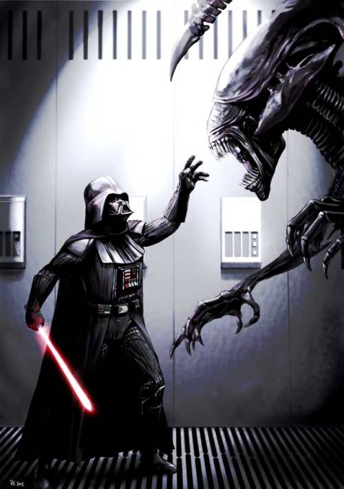 syfycity:  The best of both worlds. What would happen if the Empire stumbled upon a hive?