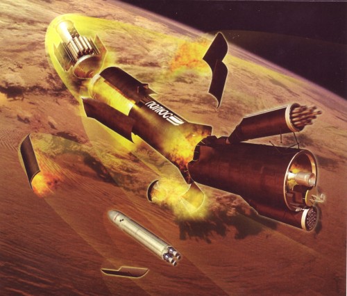 sagansense:   The secret laser-toting Soviet satellite that almost was  The peaceful nature of space activities was solidified with the Outer Space Treaty of 1967. This document, signed by both the United States and the Soviet Union, banned the placement