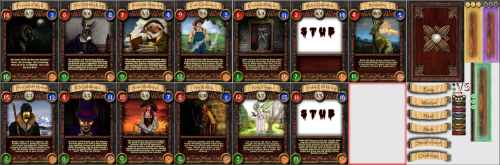Some of the full raid cards from The Captive Curse (that I could find). Featured artist: James Silve