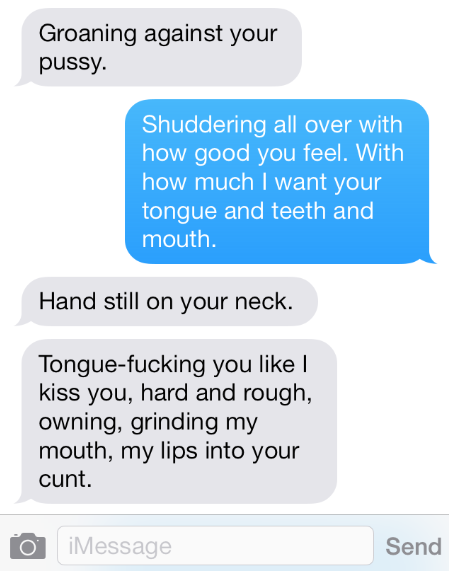 Lesbian Sexting