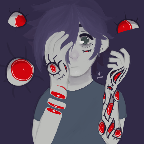 GORETOBER DAY 1: extra limbs / eyes