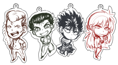 Hello everyone! I’m actually doing some charms of Yu Yu Hakusho, but in this moment I don’t have muc