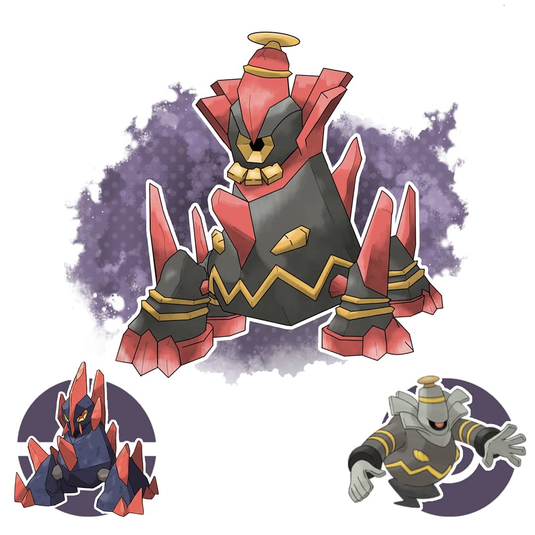 jatrickart:  Roggenrola/Duskull line fusion.