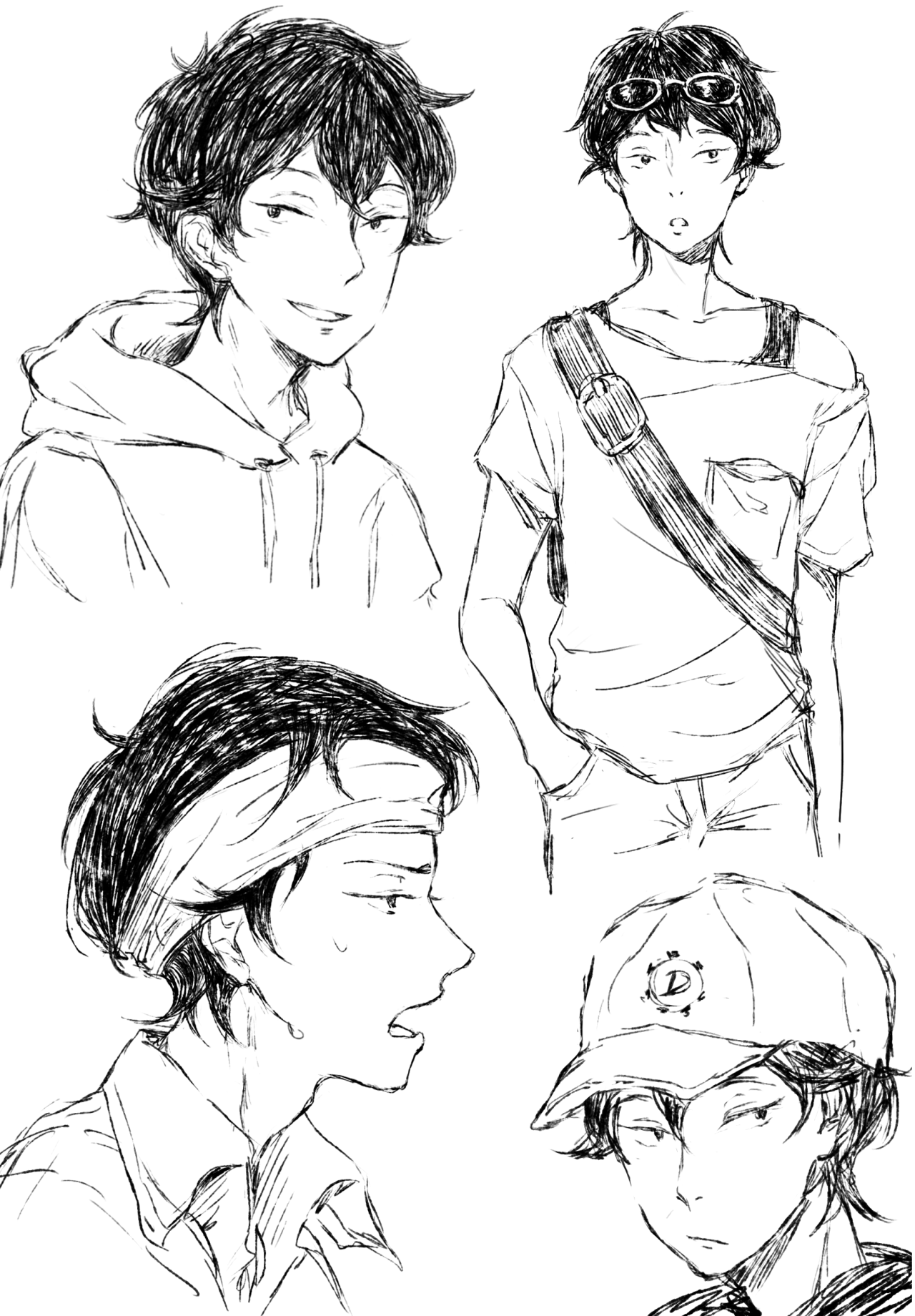 papagenoo:  Some Tsuritama doodles 
