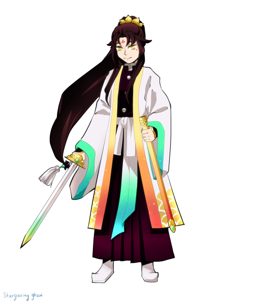 Taking a short break from my comic to redesign Haoyang’s kny au! I disliked his original design, but