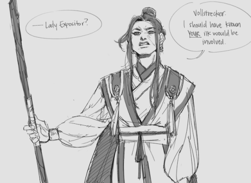 americankimchi: sockablock:  americankimchi:  i did some messy agent of the empire au doodles for my