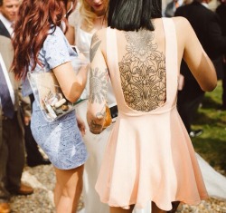 inkcredible4u:  gob-shmack:  Hannah snowdon at the fish wedding Not my photo just cropped it blah blah  Tattoo Blog ~ 