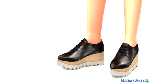 Stella McCartney Black Elyse Oxfordshttps://www.patreon.com/NativesSims4