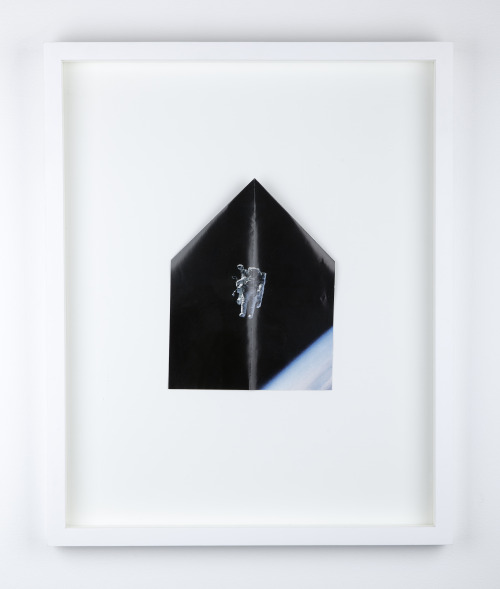 randygrskovic:  “Folding Space (Paper Planes)” | Randy Grskovic | Collage, Shadow Box (2010) This was a really fun set of work to create. I folded images of space into various stages of paper planes. At the time there was a lot of talk about the