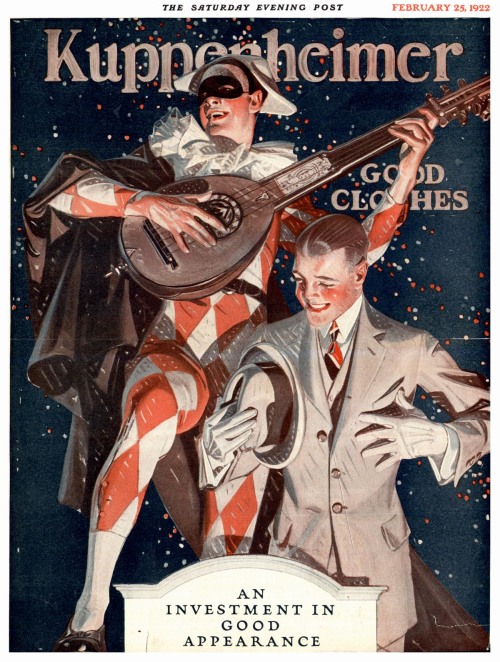 Advertisement for Kuppenheimer men’s clothing by J.C. Leyendecker. - 1920s