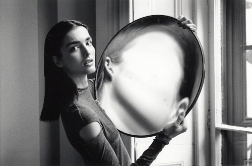 The Odette’s story who tries to recognize herself in the mirror, but seeing new and unknown si