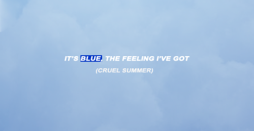 ialmostdos: lover + mentions of blue I hope the people who theorised that the album after 1989 was c