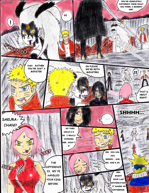 mrm64: Team 7 vs Momoshiki for 20 Years of Naruto, sorry for Tumblr’s poor quality of the rema