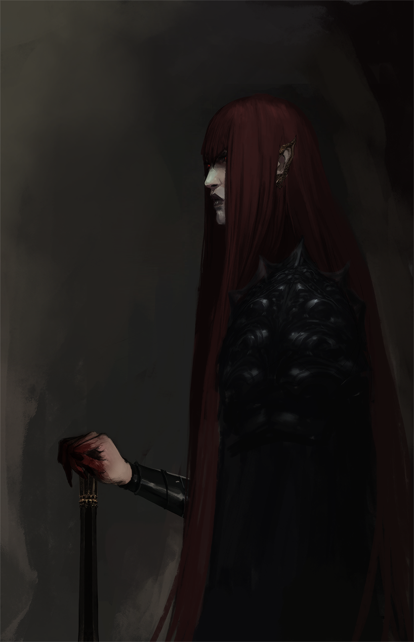 badasserywomen: Some more painterly stuff of Dread Queen Carmilla
