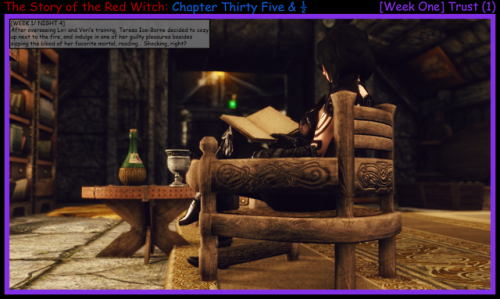 The Story of the Red WitchChapter Thirty Five & ½: [Week One] Trust (1/8)Part: 1 2 3 4 5 6 7 8La