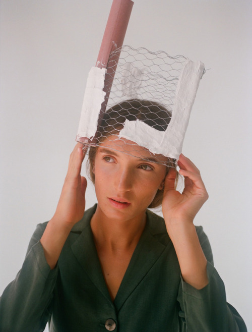 palomawool: Zoe Philine is an artist, she’s German, lives in Amsterdam but grew up in Barcelona. She came in July and we’ve spent 3 months together. She made 9 hats for paloma wool (among a lot of other things). Here are the pictures. Love you Zoe.