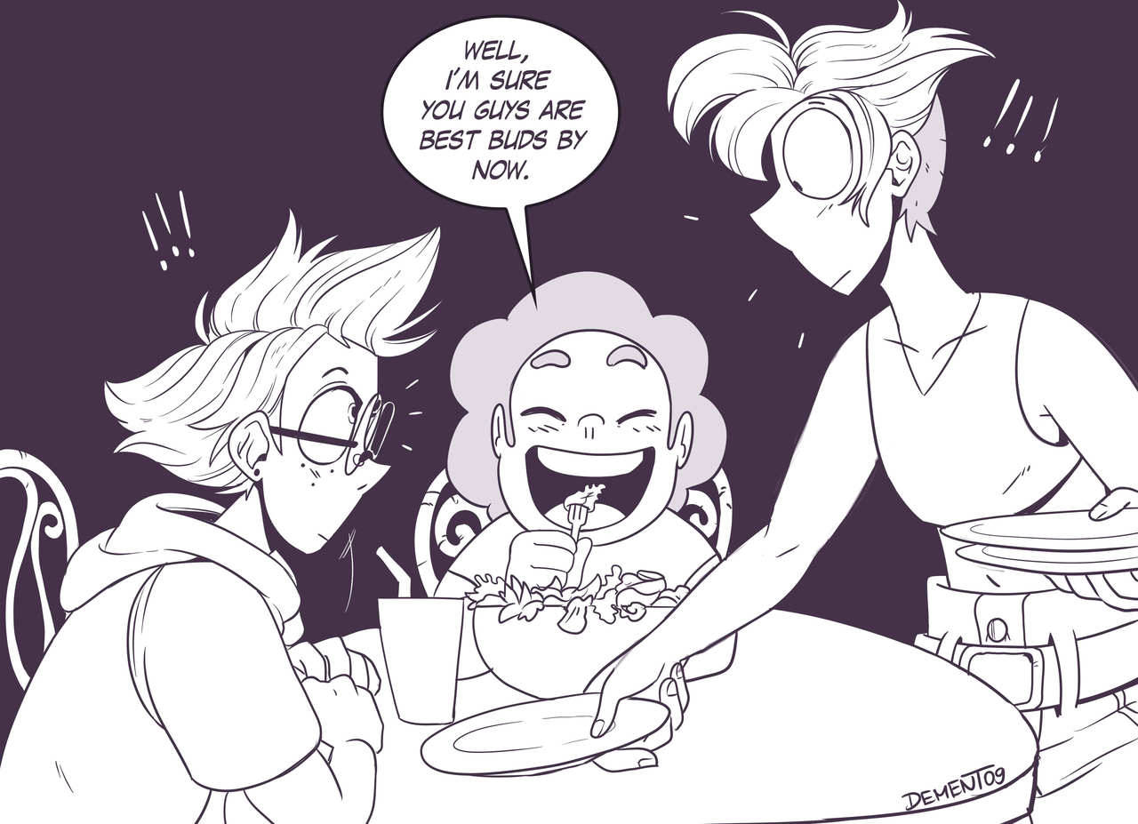 dement09:  YALL REMEMBER WHEN I HAD AN AU COMICS THAT I UPDATED LASTLY 9 MONTHS AGO????Well