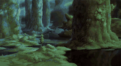 intoomanyfandomsray:  Studio Ghibli Sceneries:My heart: *FUWA FUWA*
