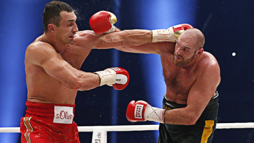 Tyson Fury defeating Wladimir Klitschko.