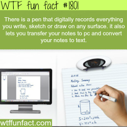 wtf-fun-factss:   Pen that record everything