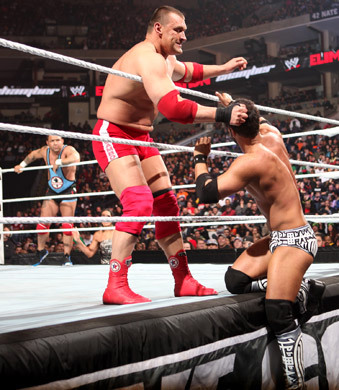 rawsmackdownnxtdivas:  Flashback - Elimination Chamber 2011: Santino Marella © and