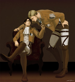 killmeheichou:  腐向け】　差　【エルリ】 by yoshi 