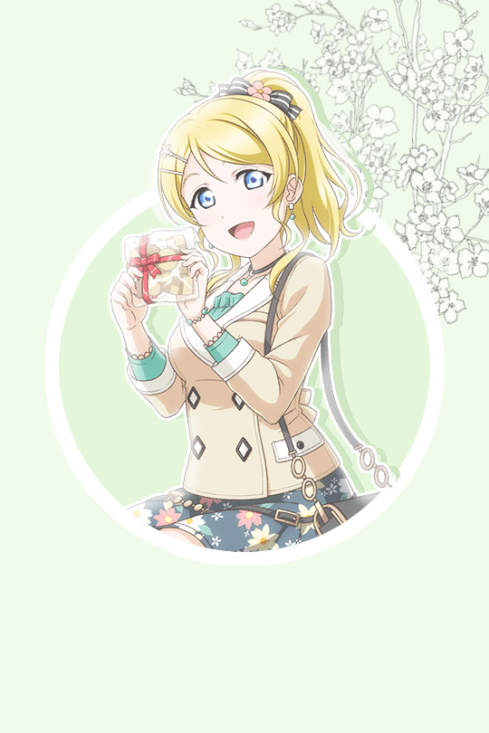 lovelivescenarios:  Eli Ayase Cards + Flowers // #330, #439, #962, #1138