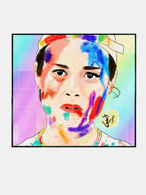 Drawing Of Brie Larson Created On My Phone. So Excited For Unicorn Store 