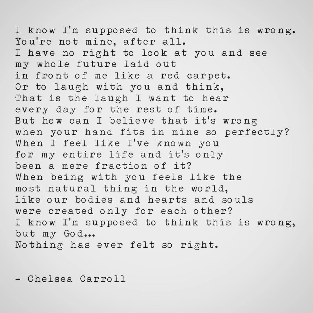 Chelsea Carroll Poetry — #Write #Writer #Writing #Poet #Poetry