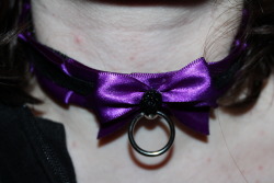 porcelaindoll-xo:My self, and my new collar! Daddy/My