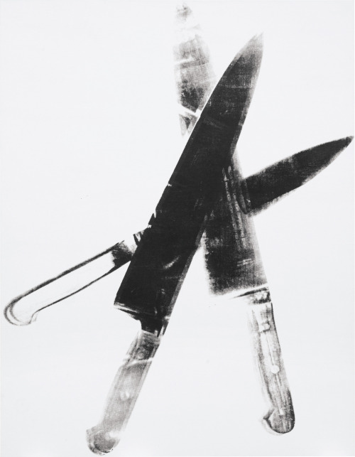 jimlovesart:Andy Warhol - Knives, 1982. 