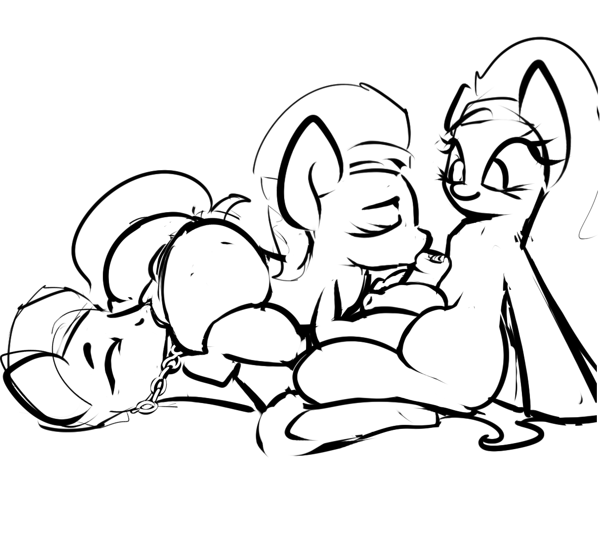 prettyponyplot:  Why am I sketching all this self porn again? Why Aloe and Lotus?