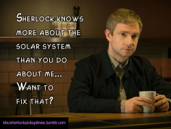 â€œSherlock knows more about the solar