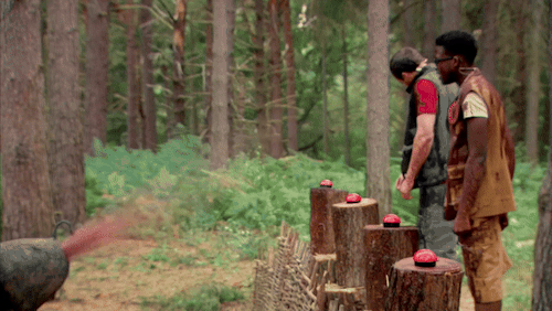 Contestant Phil Gets Very Messy On Wild Things