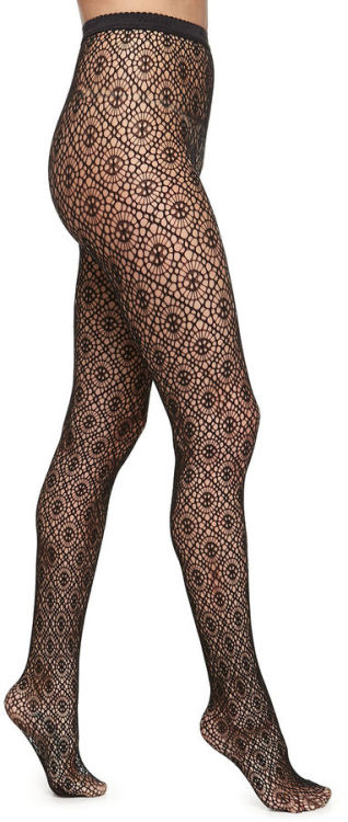 Fashion TightsWolford Daphne Medallion-Pattern Sheer Tights by Wolford