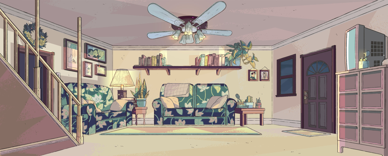 A selection of Backgrounds from the Steven Universe episode: Winter ForecastArt Direction: