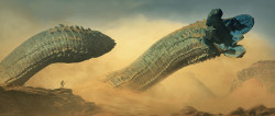 cyberclays:  Dune Worms  - Dune fan art by  Peter Konig  